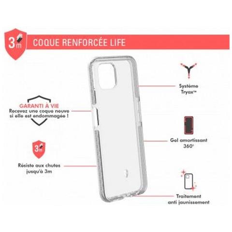 Cover Rinforzata Per Oppo Reno 4z Life, Trasparente - Foto 2