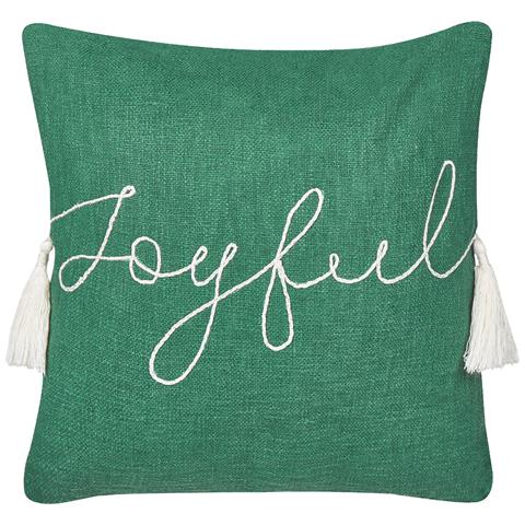 Cuscino Decorativo Elettaria Cotone 45 X 45 Cm Verde - Foto 2