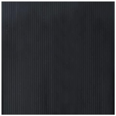 Tappeto Rettangolare Nero 100x100 Cm In Bambù - Foto 2