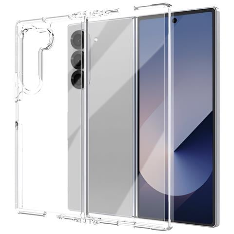 Cover Per Galaxy Z Fold6 Retro Rigido Bordo Silicone Sottile Leggera - Foto 1