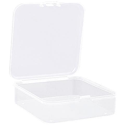 Scatola Portaoggetti Rettangolare Trasparente Per Piccoli Accessori Transparent 12,5x10,2x3,3 Cm - Foto 1