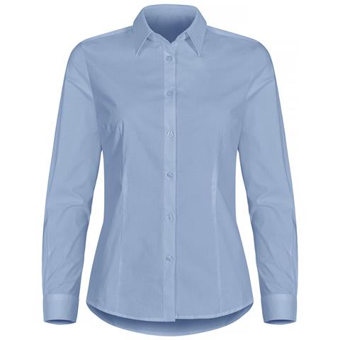 Stretch Shirt L /s Lady Azzurro Xl - Foto 1