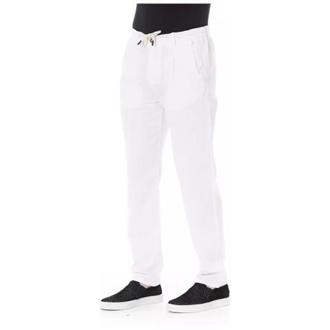 Jeans E Pantaloni In Cotone Bianco - W38 - Foto 2