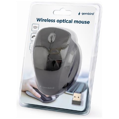 MUSW-6B-02 mouse Ufficio Mano destra RF Wireless Ottico 1600 DPI - Foto 3