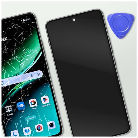 Schermo Lcd Completo Nord 4 Con Vetro Tattile E Telaio, Argento - Foto 4