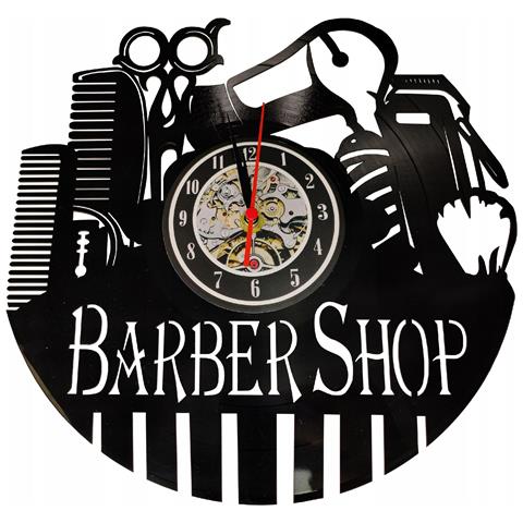 Orologio Da Parete Per Il Salone Barbiere/parrucchiere Disco In Vinile - Foto 1