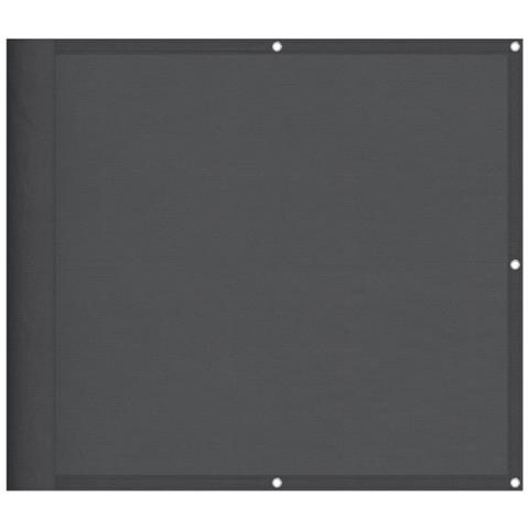 Paravento Da Balcone Antracite 90x1000cm 100% Poliestere Oxford - Foto 2