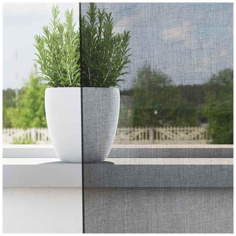 Tende In Voile Con Occhielli 2 Pz Nero 140x300 Cm - Foto 3