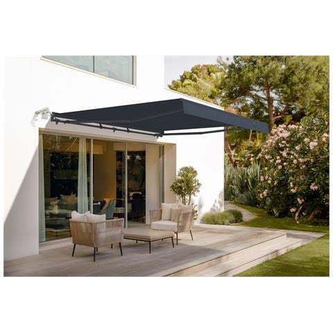 Tenda Da Sole Motorizzata Semicassonata Fazzio 4x3m Grigia - Foto 1