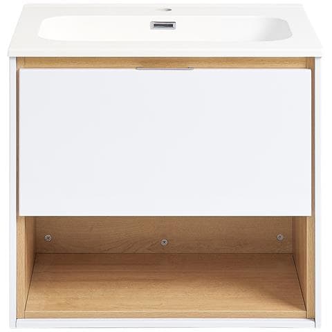 Sobuy Mobile Base Per Lavabo 61x46x59 Cm Bzr171-n - Foto 1
