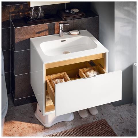 Sobuy Mobile Base Per Lavabo 61x46x59 Cm Bzr171-n - Foto 8
