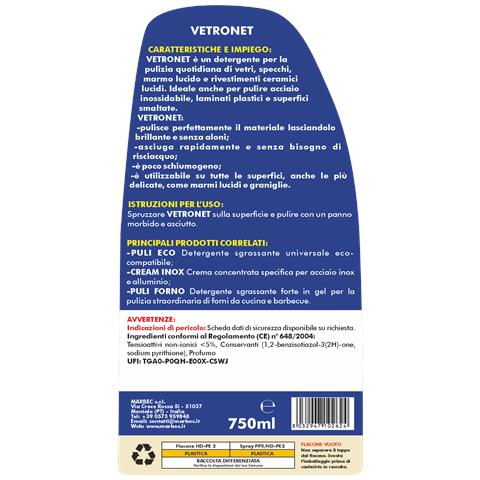 Vetronet 750mlx6pz - Come Pulire I Vetri E Le Superfici Lucide - Foto 5