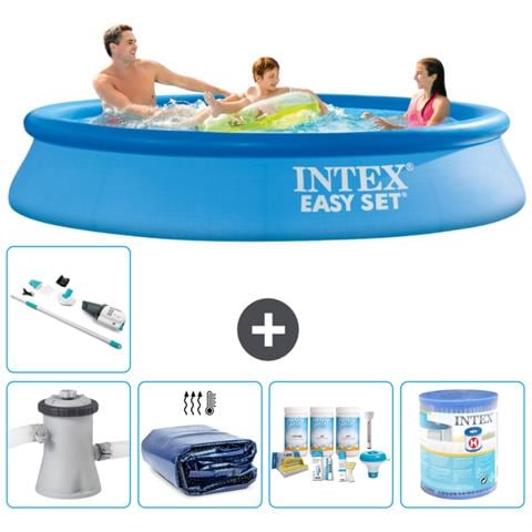 Piscina Fuori Terra - In Giro - 305x61 Cm - Blu - Include Accessori Coordinati A844 - Foto 1