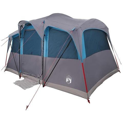 Tenda familiare con finestre Dome blu impermeabile per 10 persone - Foto 1