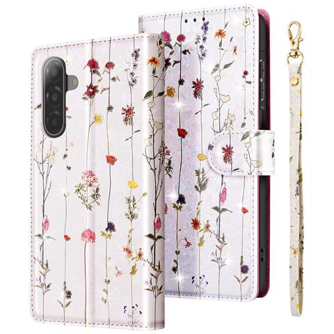 Custodia A Portafoglio Per Samsung Galaxy A17 Con Cinturino Da Polso E Supporto Video - Foto 1