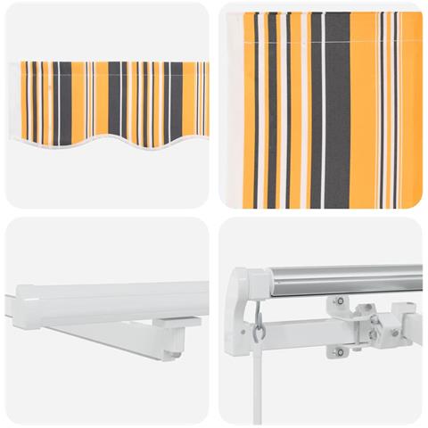 Tenda Retrattile con 500 × 350 cm Multicolore - Foto 9