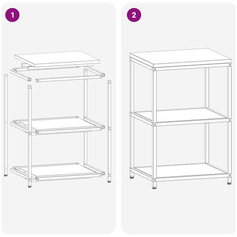 Mensola per il deposito in cucina Argento Acciaio inossidabile - Foto 9