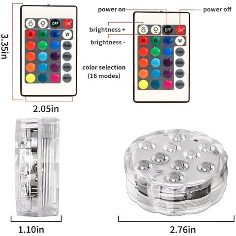 Luci Led A Striscia Con Ventosa E Manopola App, 13 Led, App+telecomando, Due Luci Un Controllo - Foto 2