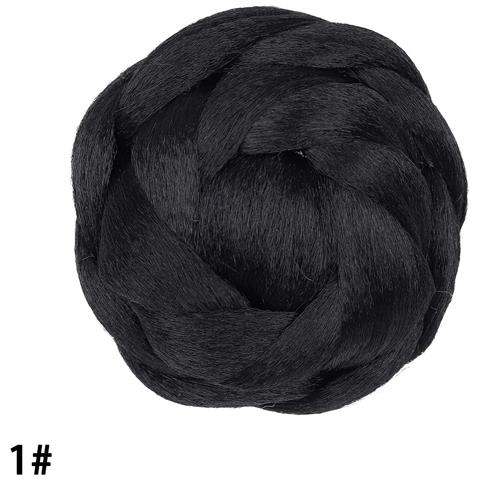 Chignon Sintetico Nero - Extension Capelli Vintage Per Chignon - Foto 1