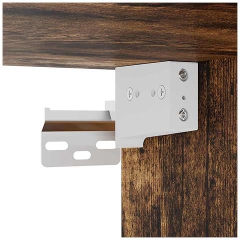 Armadio pensile Riga Rovere fumé 40 x 29,5 x 100 cm - Foto 9