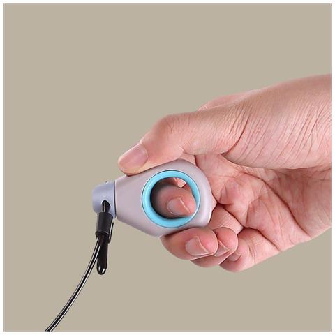 Corda Per Saltare Ad Anello Da Dito A Doppio Uso Per Fitness Cardio Portatile Blue - Foto 2
