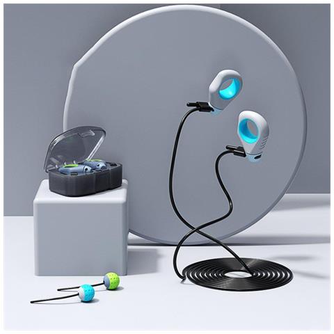 Corda Per Saltare Ad Anello Da Dito A Doppio Uso Per Fitness Cardio Portatile Blue - Foto 6