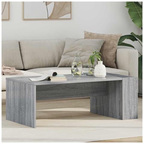Tavolino da salotto Grigio Sonoma 95 x 50 x 34 cm - Foto 2
