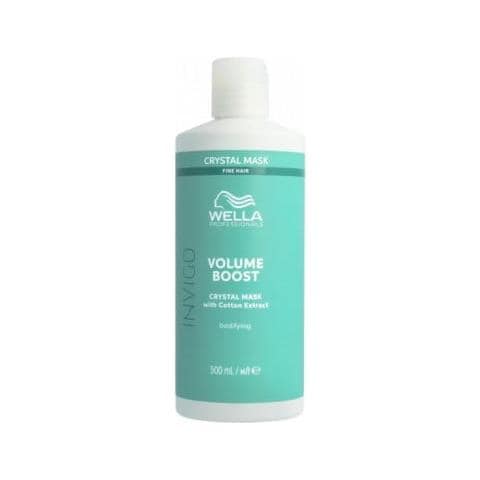 Maschera Volumizzante Per Capelli Fini Invigo Volume Boost Crystal Mask Fine 500 Ml, Wella Pro - Foto 1