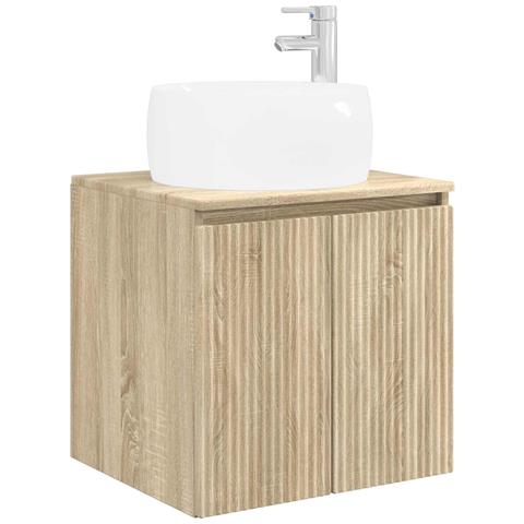 Mobile Lavabo da Parete Rovere Sonoma 49,5 x 44,5 x 66 cm - Foto 1