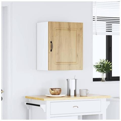 Pensile da cucina Kalmar in Legno Multistrato Rovere Artigianale - Foto 2