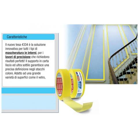 Nasto in Carta Formato 50 m x 25 mm Giallo - Foto 3