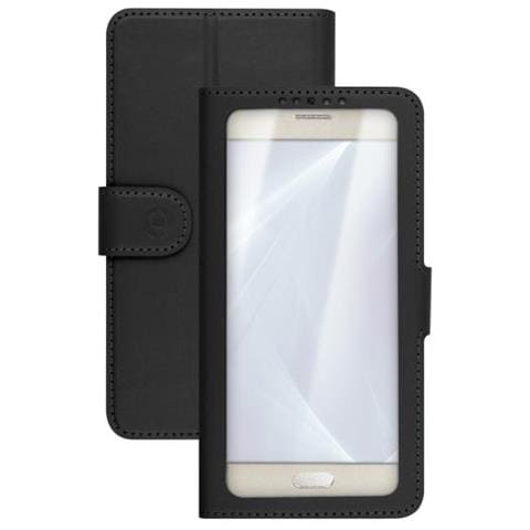 Custodia a Libro Universale per Smartphone 4.5 "- 5.0" Colore Nero - Foto 1