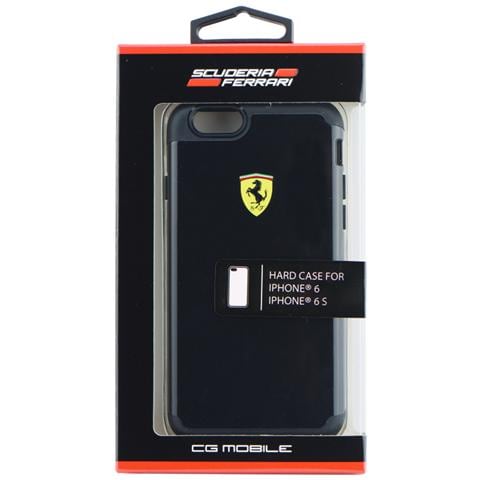 Original Cover Custodia Ferrari Hardcover Custodia Fesphcp6bk Anti-shock Iphone 6 4"7 - Foto 1