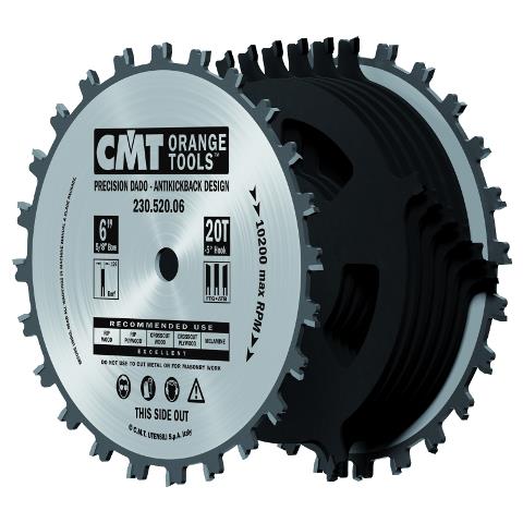 Set Lame X Incastri (dado 6"") Hw D152 F=15,87 Z20 Ftg+atb 230.520.06 - Foto 1