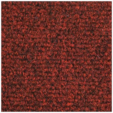 Tappetini Autoadesivi Per Scale 15 Pz 65x21x4 Cm Rosso - Foto 2