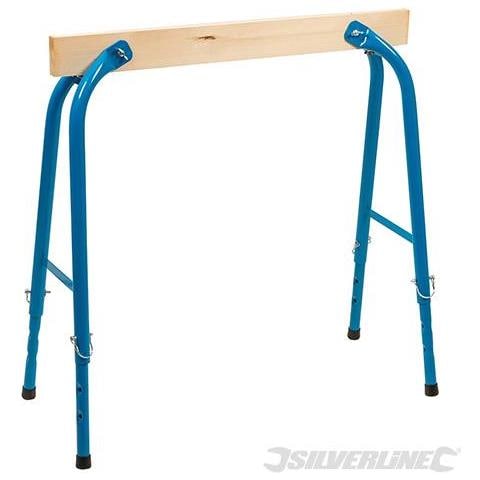 Cavalletti Supporto In Legno 4 Altezze Regolabili Pieghevole 150kg - Foto 1