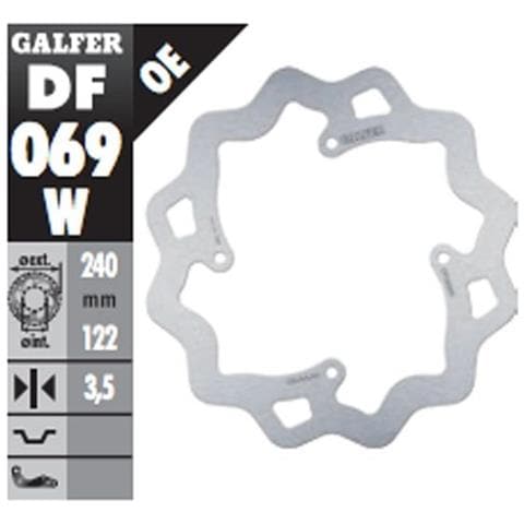 Disco Freno Wave Honda Cr - Crf Posteriore - Foto 1