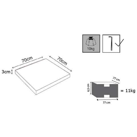 Rune - Piano Per Tavolo - Foto 4
