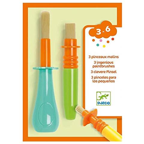 Pennelli Colorati Per Piccoli 3 Pennelli, 39007, Multicolore (1)  - Foto 1