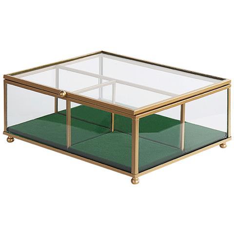 Cofanetto Portagioie In Vetro E Oro Saintes - Foto 5