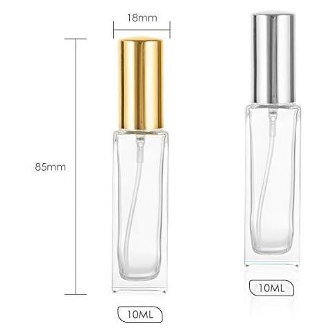 Profumo Di Vetro Dello Spruzzo Bottiglie 8pcs Viaggi Bottiglia Di Profumo Bottiglie Di Profumo Riutilizzabile Portatile Della Bottiglia Di Profumo Riutilizzabile Vetro Trasparente Bottiglia Di Profumo Per Viaggi - Foto 1