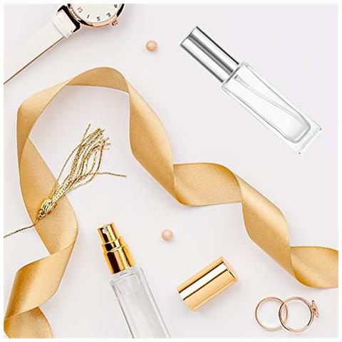 Profumo Di Vetro Dello Spruzzo Bottiglie 8pcs Viaggi Bottiglia Di Profumo Bottiglie Di Profumo Riutilizzabile Portatile Della Bottiglia Di Profumo Riutilizzabile Vetro Trasparente Bottiglia Di Profumo Per Viaggi - Foto 2