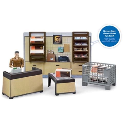 Bworld Ups Packshop 62250 - Bworld Ups Packshop, Con Cassa, Bilancia, Box E Pacchi Da Parete, Personale E Scaffale Da Parete - Foto 1