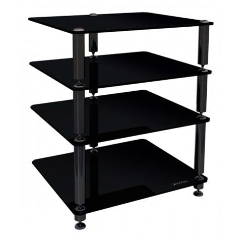 Bergen 2, Nero, Fisso, Vetro, Acciaio, 30 kg, 55,9 cm, 50 cm - Foto 1