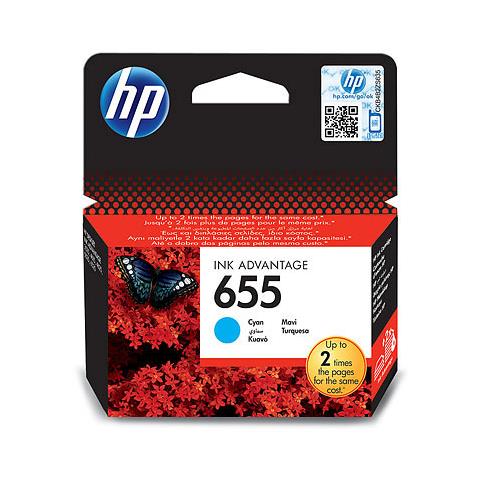 Cartuccia Ink Originale 655 Ciano Deskjet 3525/4615/4625/5525/6525 Capacità 850 Pagine - Foto 1