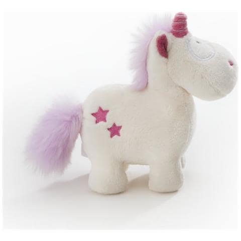 unicorn Theodor Unicorno Felpato, Poliestere Rosa, Bianco - Foto 4