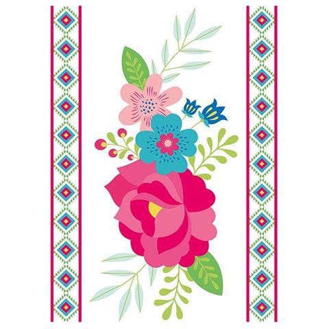 Trasferimenti Su Ferro Per I Tessili - A5 - Fiori - Viva La Vida - Foto 1