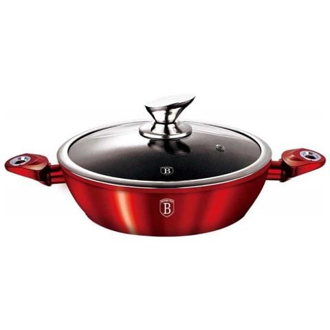 Bh-1264 Pentola A Induzione Rivestita In Granito Da 32 Cm Con Coperchio - Foto 6