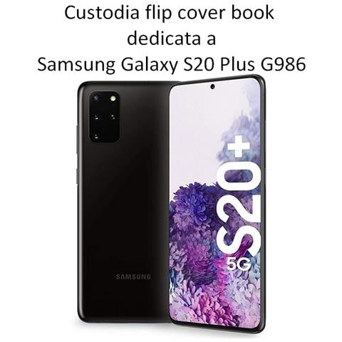 Maxy Custodia Book Orizzontale Silicone Case Per Samsung Galaxy S20+ 5g G986 Pink-navy - Foto 2