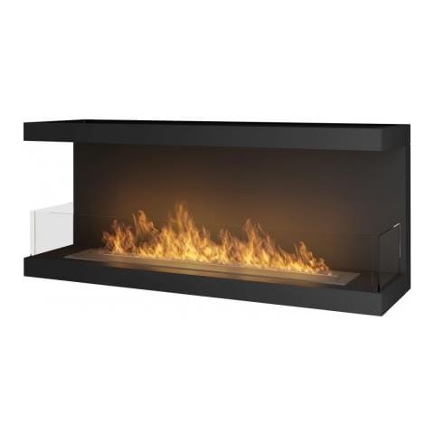 Inside C Vers3 - Biocamino Trifacciale Camino A Bioetanolo Da Incasso Cm 100 - Bruciatore Lineare 80cm / Capienza 2l - Foto 1